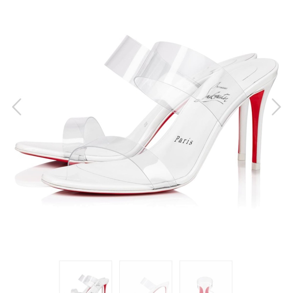 LOUBOUTIN “JUST NOTHING Heels WILL TAKE 500 🅿️🅿️ - Picture 1 of 6